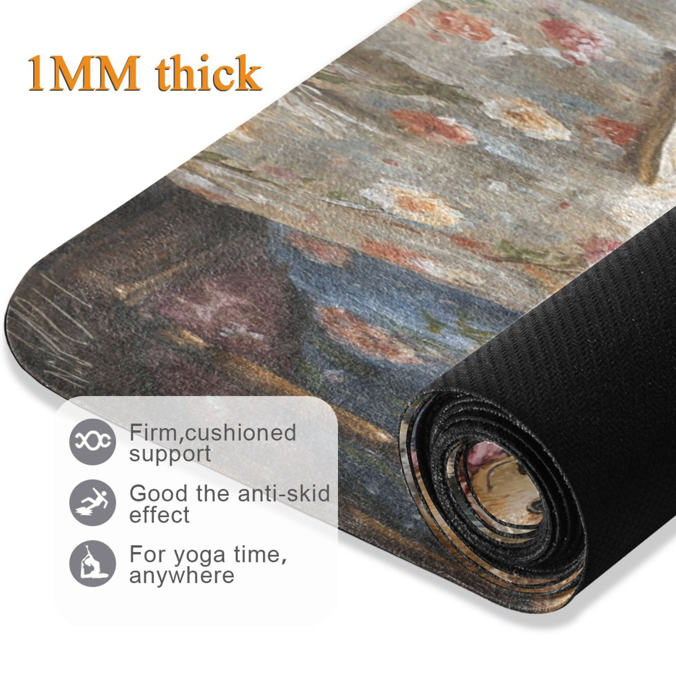 BZSMCE Yoga Mat Women Mama Bear Storytelling Fitness Mat