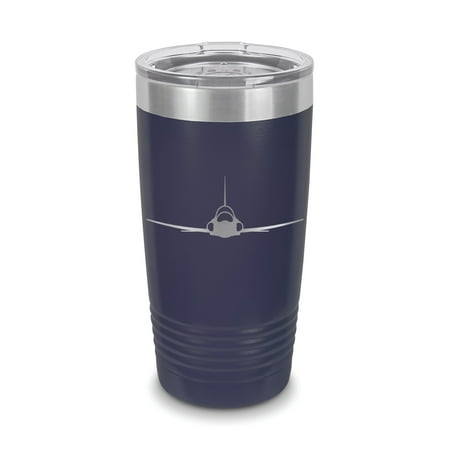 

T-38 Talon Tumbler 20 oz - Laser Engraved w/ Clear Lid - Polar Camel - Stainless Steel - Vacuum Insulated - Double Walled - Travel Mug - t38 jet trainer