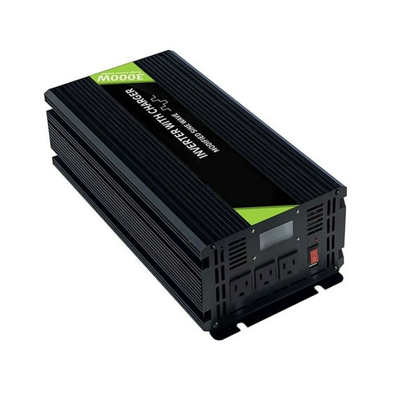 3000w Charging Inverter Ups Inverter 12v to 110v Car Inverter for Home, RV and Off-Grid SolaR ,Rapid Cooling with Minimal Noise