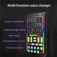 thumbnail image 1 of Game Voice Changer, Multi Audio Mixer Live Sound Card Kit for PC/Phone/Laptops (Including Headphones and 2 Converters), 1 of 7