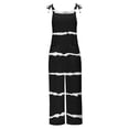 thumbnail image 5 of Fankiway Women Ladies Printed Summer Sleeveless Backless Loose Long Playsuits Rompers Jumpsuit, 5 of 5