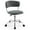 Gray, variant on Gymax Computer Desk Chair Adjustable Sherpa Office Chair Swivel Vanity Chair White