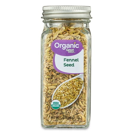 Great Value Organic Fennel Seed, 1.6 oz