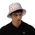 thumbnail image 4 of Fotbe Daisies Flowers Sombrero Tipo Pescador con Estampado – Sombrero de Sol de Algodón de Moda para Playa, Golf, Pesca, 4 of 6