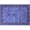 thumbnail image 1 of Ahgly Company Indoor Rectangle Oriental Blue Industrial Area Rugs, 2' x 5', 1 of 4