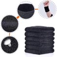 thumbnail image 2 of 6 Pack Wrist Sweatbands Tennis Wrist Bands Absorbent Sweatbands for Football Basketball Running Athletic Sports and Working Out, 2 of 5