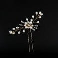 thumbnail image 1 of Accesorios para la cabeza de novia hechos a mano con perlas y diamantes de imitación, flores de seda, horquilla para el pelo para novia, corona de boda blanca, joyería, 1 of 6