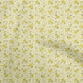 thumbnail image 1 of oneOone Polyester Spandex Yellow Fabric Florals Craft Projects Decor Fabric Printed By The Yard 56 Inch Wide, 1 of 4