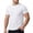 White, variant on Men's Originals Lightweight T-Shirt,Tri-Blend Tee, Men's Short Sleeve T Shirts Soft Crew Neck Basic Tee Casual Summer Tops Regular Fit Daily Wear Dark Gray Xl