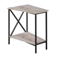 thumbnail image 1 of Convenience Concepts Table d'Appoint Tucson Wedge en Finition Bois Flotté, 1 of 3