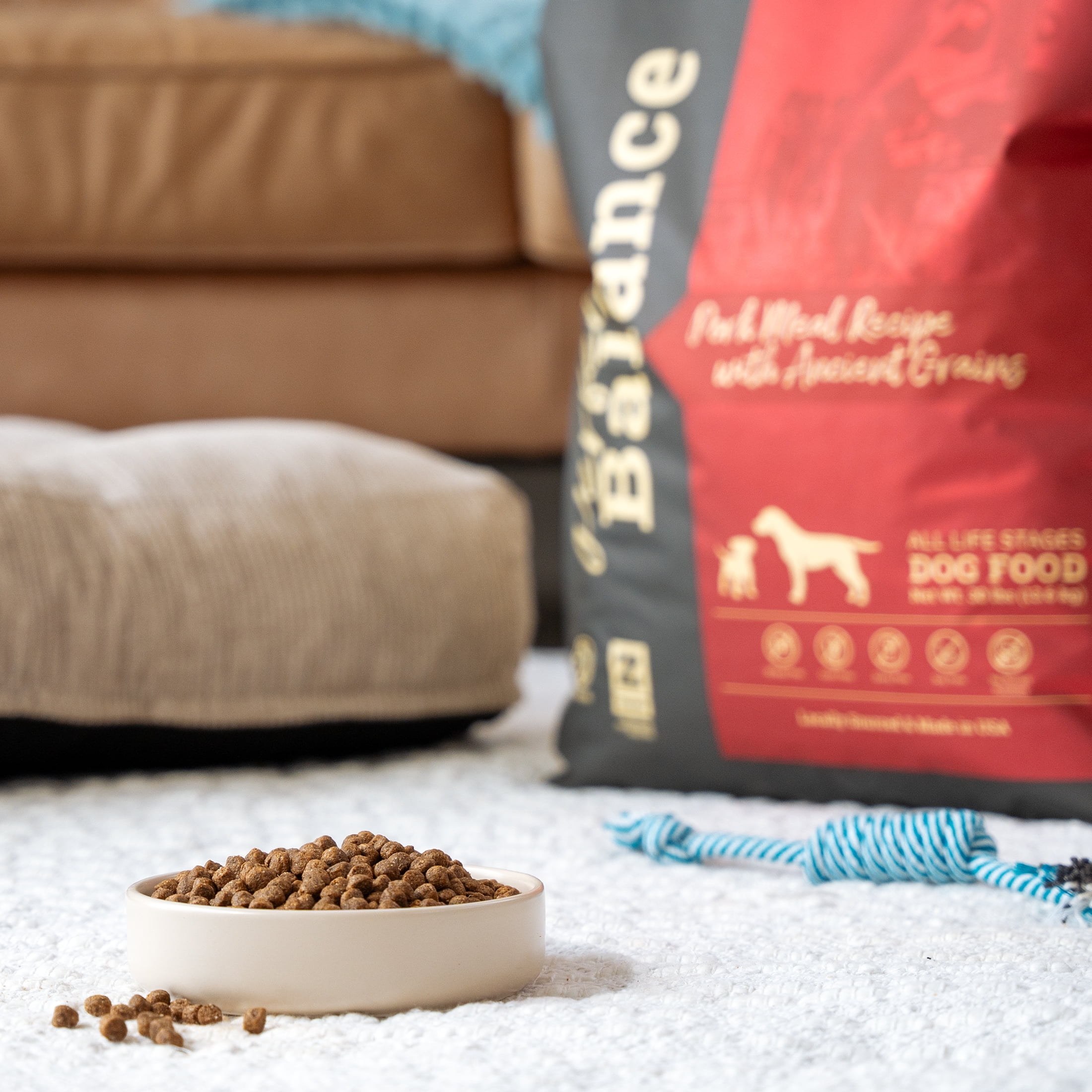Muenster Perfect Balance Ancient Grains Pork Moderate Protein and Fat Dry Dog Food, All Life Stages, 30 lb Bag