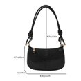 thumbnail image 4 of Women Fashion Armpit Bag Crocodile Pattern Crossbody Bag for Gift (Purple), 4 of 10