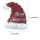 thumbnail image 3 of Fiudx Artículos en oferta con ofertas flash Adornos de plástico para manualidades con diseño de árbol de Navidad, adornos colgantes, sombreros de Navidad, 3 of 6