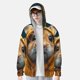 thumbnail image 2 of Balery Modern Yellow Sweater Guinea Pig Sudadera ligera de manga larga con capucha y protección solar UPF 50+ para hombre y mujer, ideal para pesca y running-3X-Large, 2 of 7