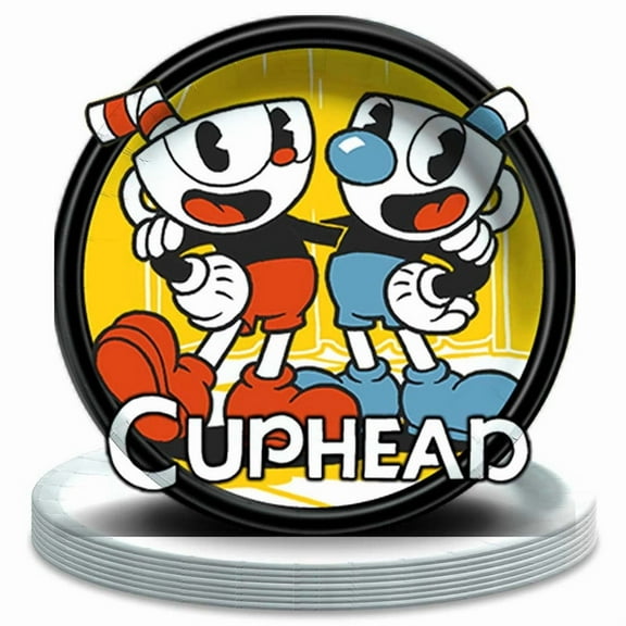 Cuphead Plates Party Supplies Birthday Decorations Disposable Tableware Dinnerware