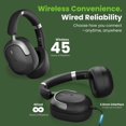 thumbnail image 3 of Auriculares GEARit Bluetooth Inalámbricos ANC Plegables 45H, 3 of 8