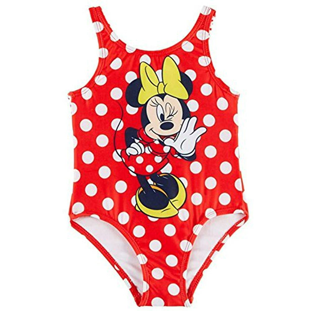 Minnie Girls Minnie Mouse Toddler Girls Swimsuit. NWT. 2T, 3T, 4T (3T)
