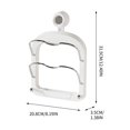 thumbnail image 3 of Simple Houseware Cabinet Door/Wall Mount Pot Lid Organizer Rack, 1.38*8.19*12.4 Inch Suction Cup Pot Lid Non Perforated Wall Mounted Kitchen Shelf, 3 of 8