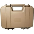 thumbnail image 4 of SRC ABS Gun Pistol Handgun Airgun Hard Durable Portable Lockable Case Safe - Tan, 4 of 5