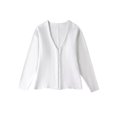 thumbnail image 2 of HH TRAF Otoño Mujer Elegante 6-Color Manga Larga Botones Cubiertos Cárdigan Casual Mujer Cuello En V Chaqueta De Punto Elástico Mujer, 2 of 5