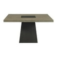 thumbnail image 3 of Pemberly Row Modern Square Dining Table in Gray and Dark Espresso, 3 of 4