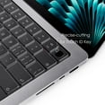 thumbnail image 5 of PINHEN 2 Pack Keyboard Cover Skin for 2024-2022 MacBook Air 13.6 inch 15.3 inch M3 M2 Chip A2681 A2941 U.S Enter TPU Protector for MacBook Air 13'' 15'' M3 M2 2024 2023 2022 Accessory, 5 of 6