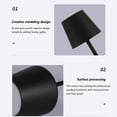 thumbnail image 3 of Cordless Table Lamp,Touch Night Light Rechargeable LED Minimalist Table Light For Camping Coffee Shop Restaurant, 3 of 8