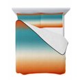 thumbnail image 7 of Quilts Twin Size Bedding Set, Teal Burnt Orange Ombre Lightweight Quilted Comforter, Contemporary Gradient Abstract Art Soft Reversible Bedspread Coverlet with Pillow Covers for All Season, 68" x 86", 7 of 7