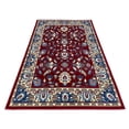 thumbnail image 1 of 5' x 7' Feet Burgundy Red Blue Beige Floral Traditional Oriental Vintage Area Rug Carpet, 1 of 8