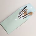 thumbnail image 1 of Nvzi Juego de 8 brochas de maquillaje para base, polvos, correctores, sombras de ojos, rubor, brochas de maquillaje de color azul claro con bolsa de almacenamiento de color azul claro, 1 of 4