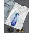 thumbnail image 3 of Peacock Jeweled T-Shirt Women -Grace Popp Designs, Female Large, 3 of 4