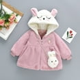 thumbnail image 2 of Vividxx Girl's Winter Coat Jacket Baby Girls Jacket Bag Winter Hooded Warm Outerwear Coat Thicken Toddler Girls Coatjacket Coats For Boys And Girls 6-12 Months, 2 of 8
