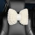 thumbnail image 5 of Kmxyo Head Neck Cushion with Zipper Bow Shape Breathable Neck Rest Head Support Auto Interior for Auto, 5 of 8