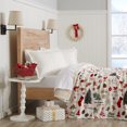 thumbnail image 2 of Great Bay Home Velvet Plush Holiday Printed Bed Blanket (Twin), 2 of 7