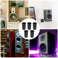thumbnail image 2 of Bass Reflex Tube Black Plastic Speaker Accessory For Home Use 5Pcs, 2 of 8
