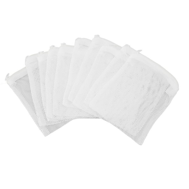 Bolsas de Medios de Filtro de Acuario, Bolsas de Malla de Pescado Malla de Malla 10 Piezas de Nylon para Fibra de Turba