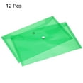 thumbnail image 3 of Unique Bargains File Folder Plastic Envelopes Document Organizer Green, 3 of 6