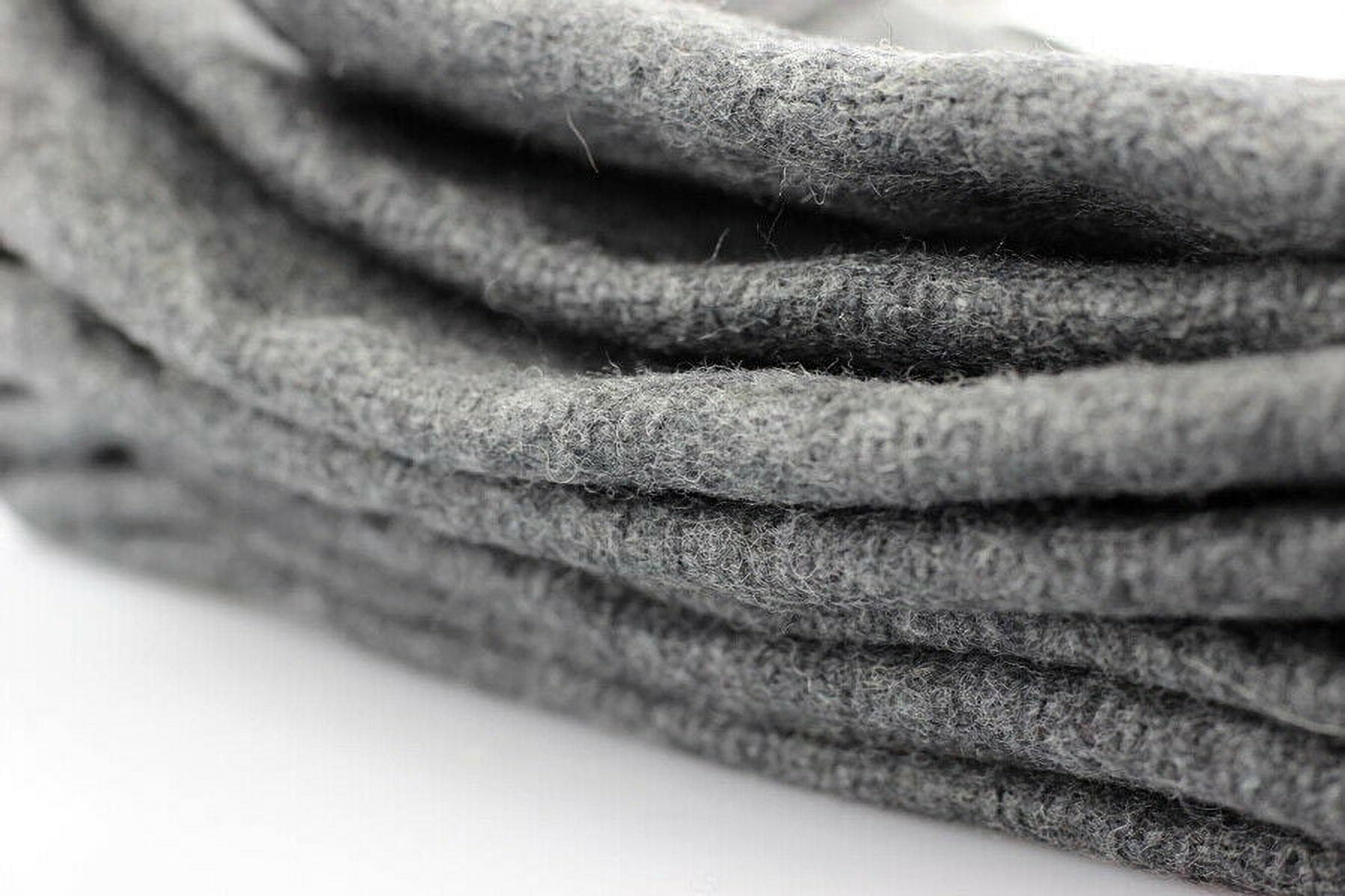 2lb Wool Blanket Gray Warm Army Style Military Emergency Survival Camping Park