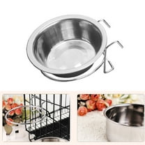Cheers.US Stainless Steel Hanging Pet Bowls for Dogs Cats Cage, Kennel, Crate Feeder Dishes for Food and Water