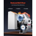 thumbnail image 3 of VEVOR Metal Lathe Machine 8.7 x 18 in Precision Bench Power Metal Lathe Automatic Feed, 3 of 9