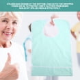 thumbnail image 4 of Clothes Protector,Waterproof Adult Elder Mealtime Clothing Protector Elder Bib Exquisite Design, 4 of 8