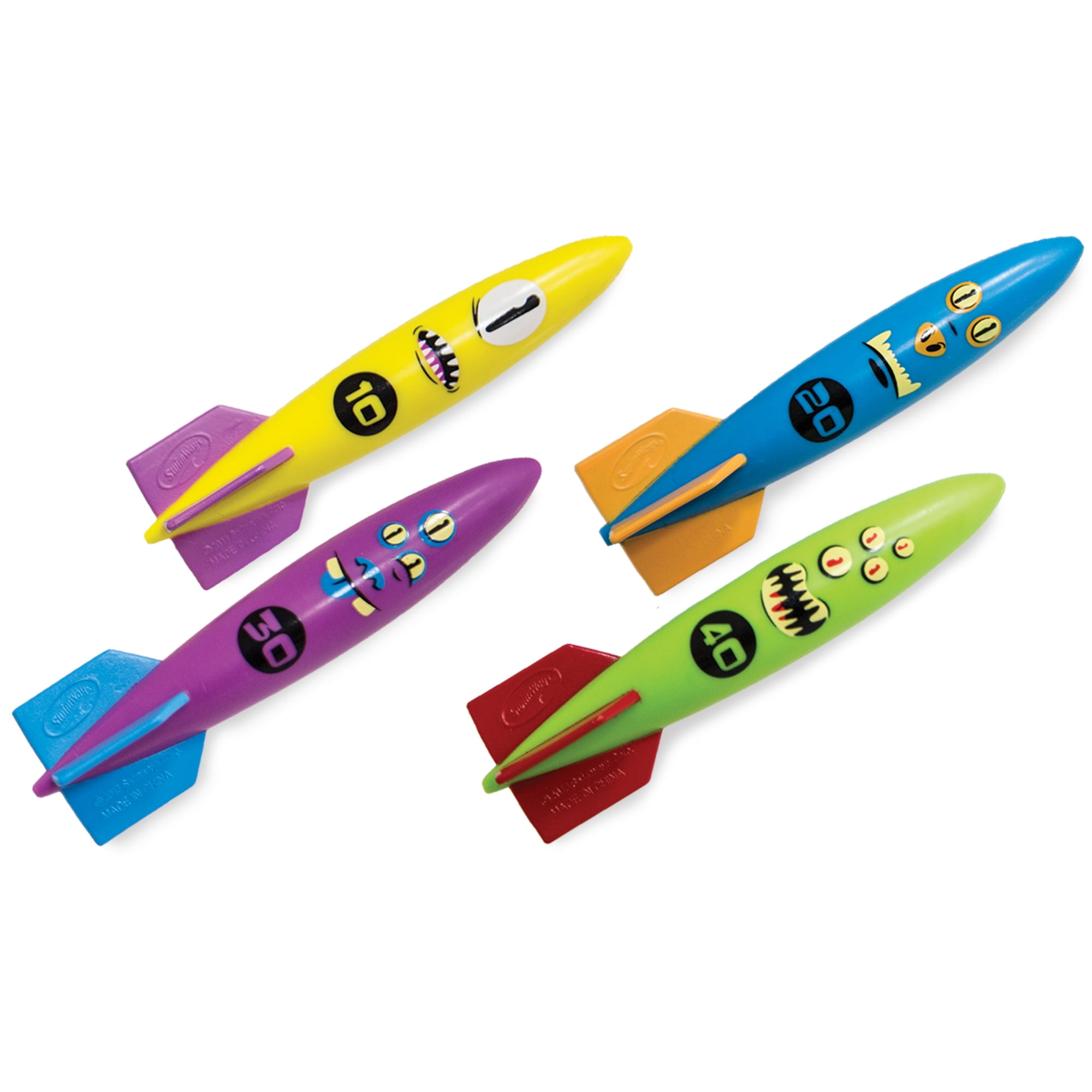 SwimWays Toypedo Bandits Diving Toys 4 Pack