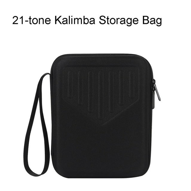 Mosiee Thumb Piano Bag Kalimba Case Lightweight Portable Storage Storage Box Waterproof 17/21 Key Kalimba Case Durable