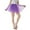 Purple, variant on Women's Carnival Festival Sparkly A Line Party Tutu Skirt with Inner Layer and Puffy Overlay Half Skirt Yellow One Size