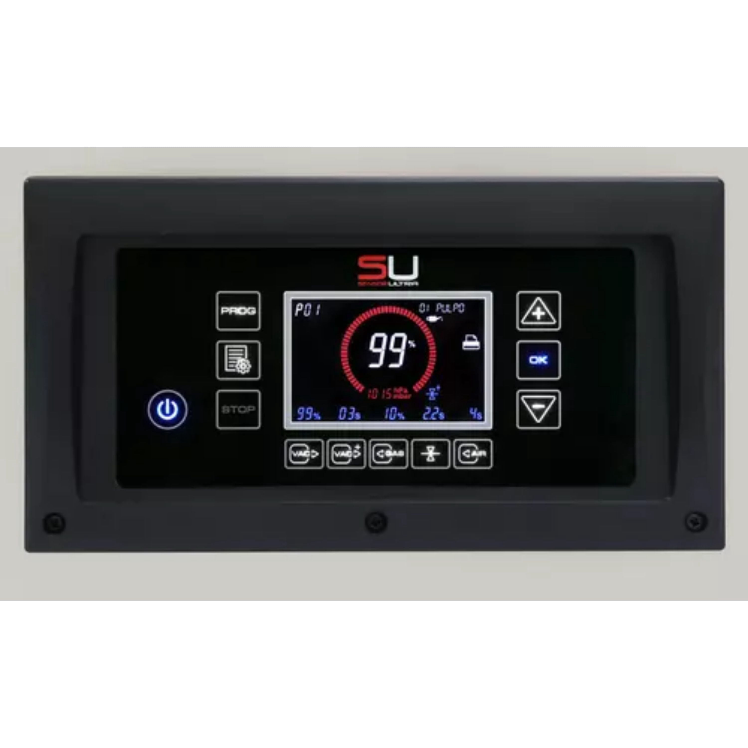 Sammic SU-6100GP+ Vacuum Packing Machine, Floor-Standing Double-Chamber Sealer w/ 2 x 26" Bars, Bluetooth, LCD Touch Control, Inert Gas Injection, Stainless Steel, 208-240V, 3 Phase