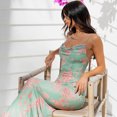 thumbnail image 2 of Yesfashion Wholesale Women Summer Tie Dye Spaghetti Strap Dress Backless Ruched Bodycon Midi Dress for Beach Party Night, 2 of 5