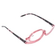 thumbnail image 4 of Gafas de maquillaje con aumento, lentes abatibles hacia abajo resistentes a los arañazos, gafas de lectura cosméticas plegables para mujeres +4,00, 4 of 12