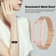 thumbnail image 2 of Correa de metal compatible con reloj inteligente Xiaomi Mi Band 6, repuesto de correa de acero, accesorios de pulsera, oro rosa, 2 of 12