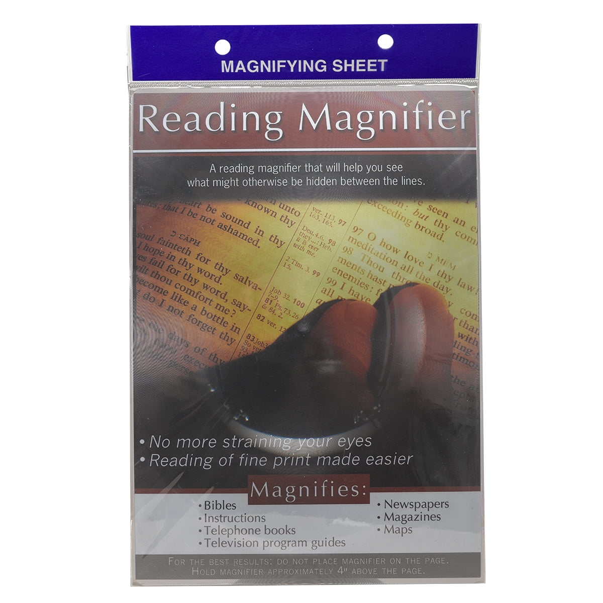 Full Page View Magnifying Sheet