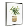 thumbnail image 4 of Stupell Industries Potted Plant Greenery Botanical & Floral Painting Gray Floater Framed Art Print Wall Art, 25 x 31, 4 of 10